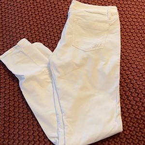 Off white corduroy skinny Express